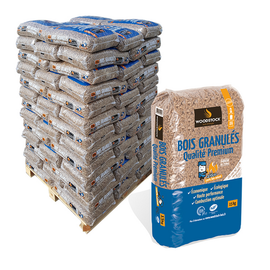 3 Paletten Pellets von WOODSTOCK